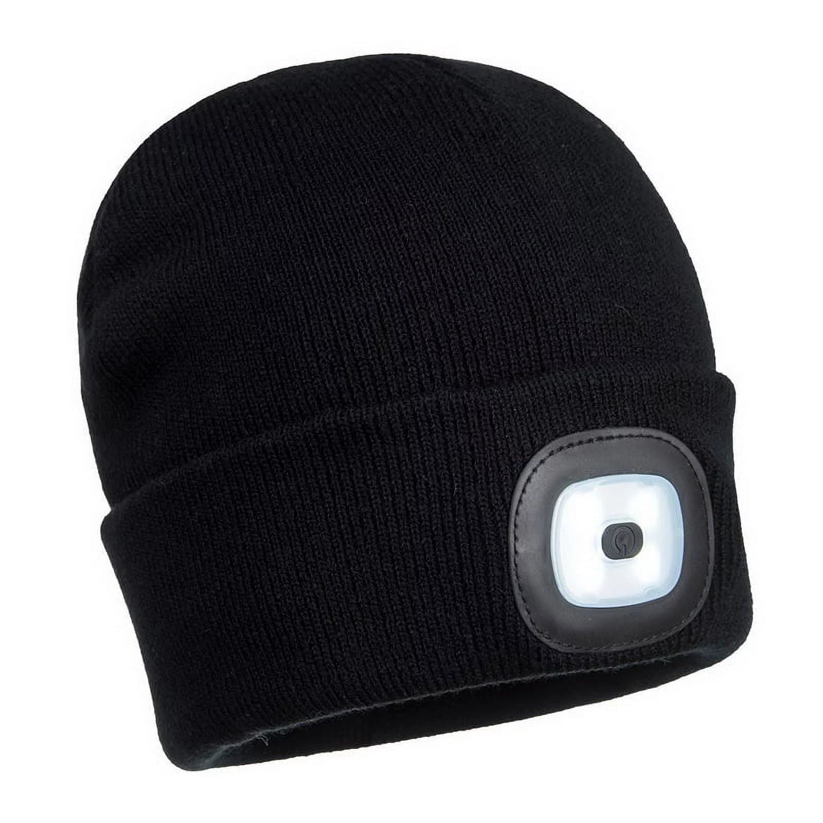 B028 High Performance Rechargeable Twin LED Beanie Gray- Bannav S Bannav LLC