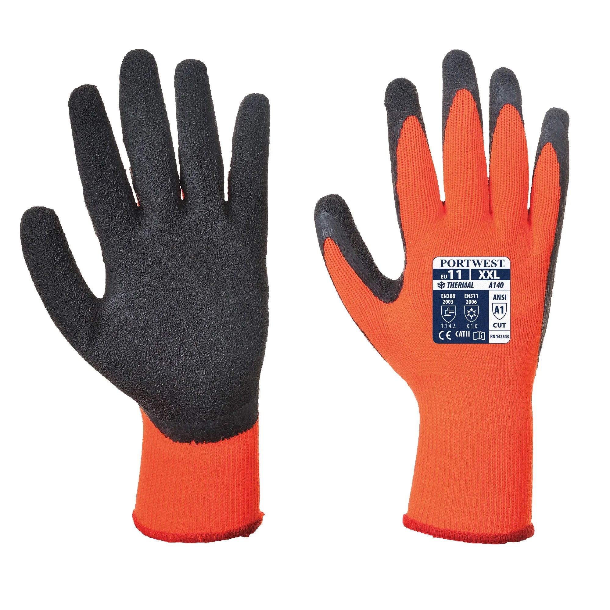 Thermal Grip Gloves (A140) / Workwear / Safetywear- Bannav S Bannav LLC