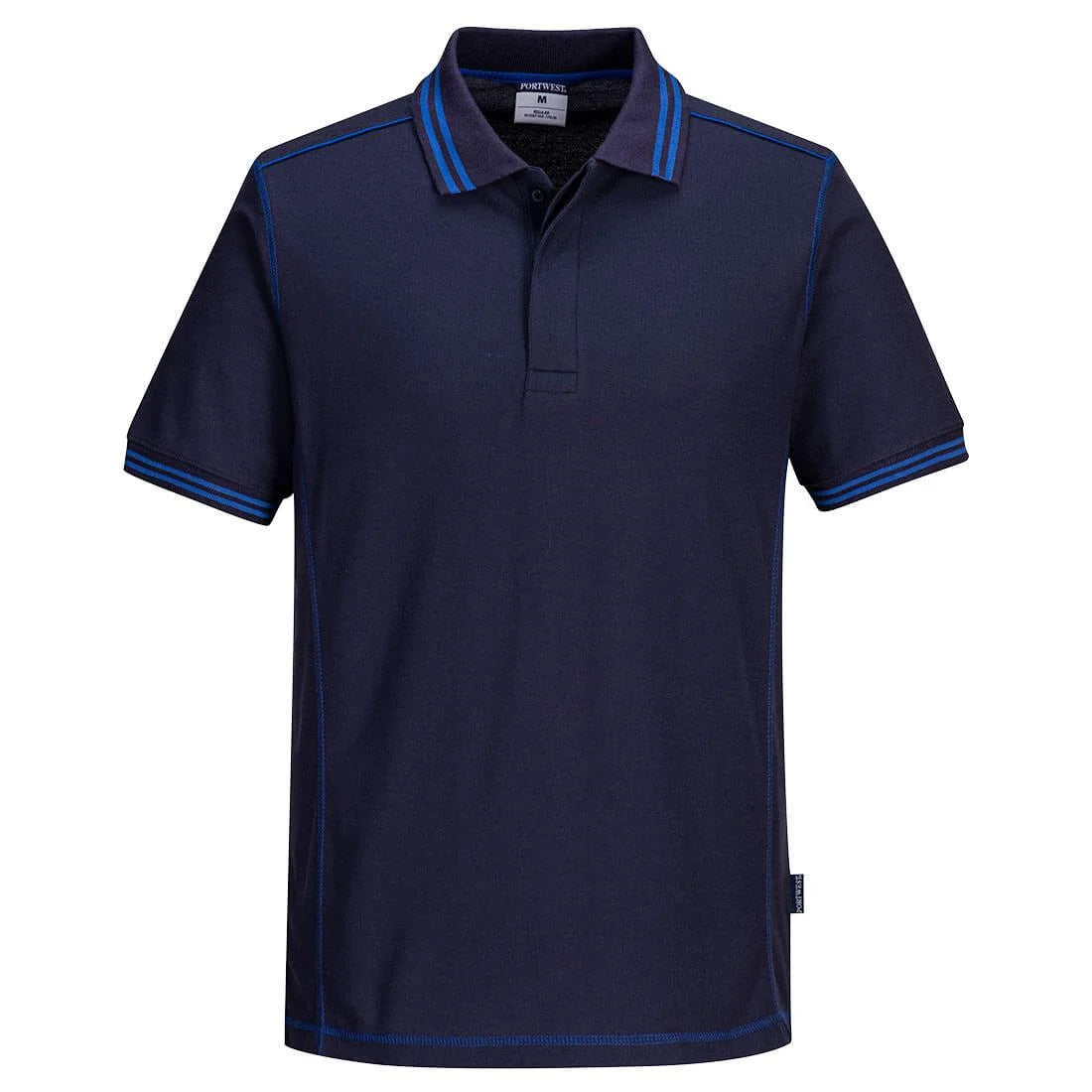 Mens Essential Two Tone Polo Shirt- Bannav S Bannav LLC