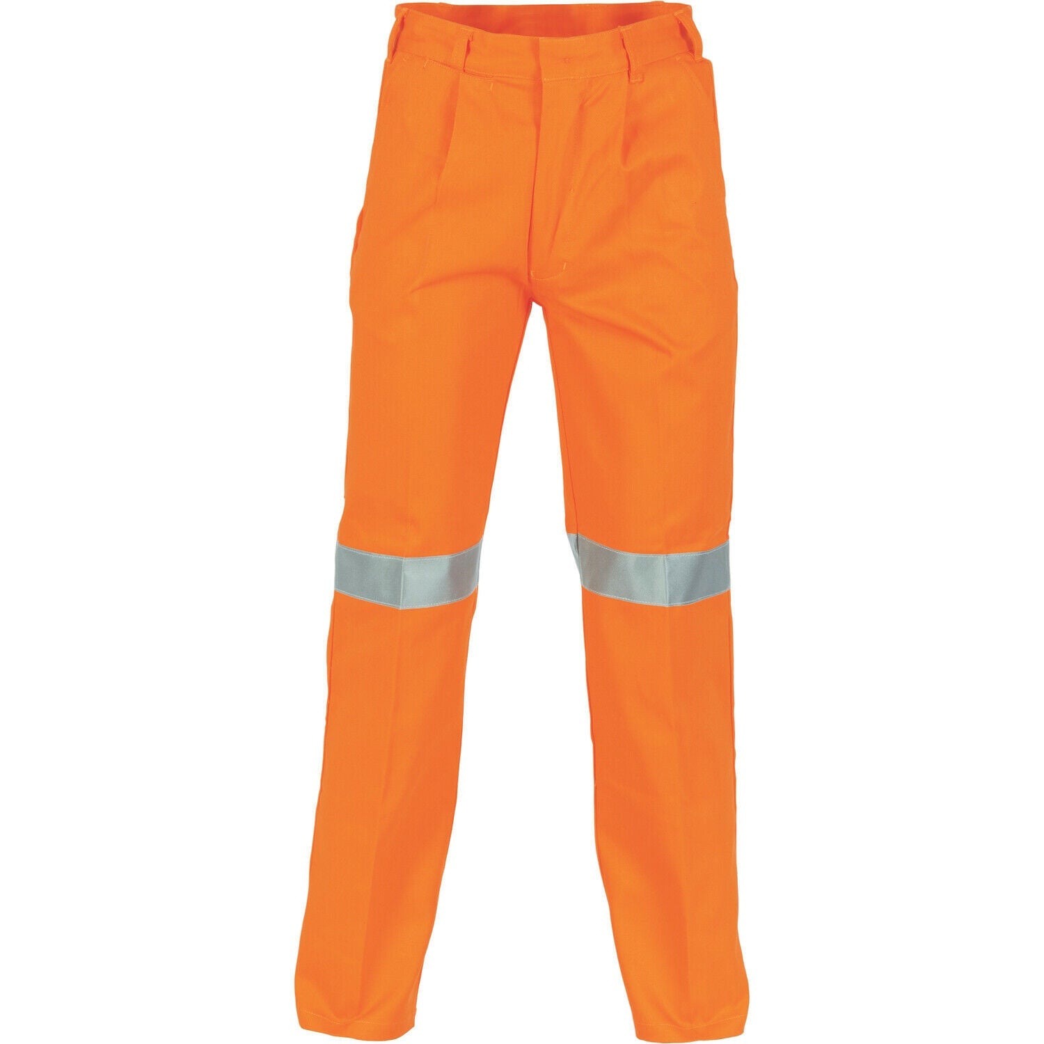 DNC Workwear Mens Hi-Vis Cotton Drill Pant 3M Taped Comfortable Work 3314- Bannav S Bannav LLC