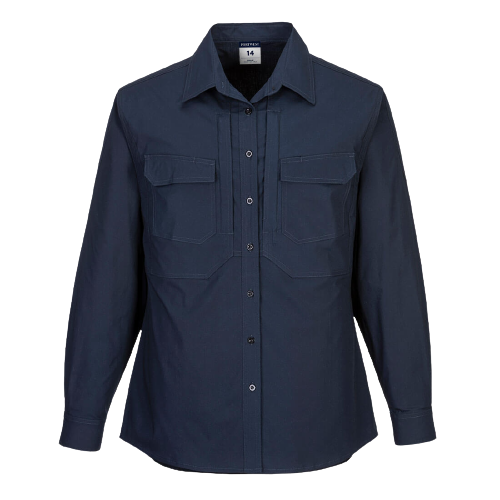 Portwest Ladies Utility Stretch Long Sleeve 2 Zipped Compartments Comfort LS501- Bannav S Bannav LLC