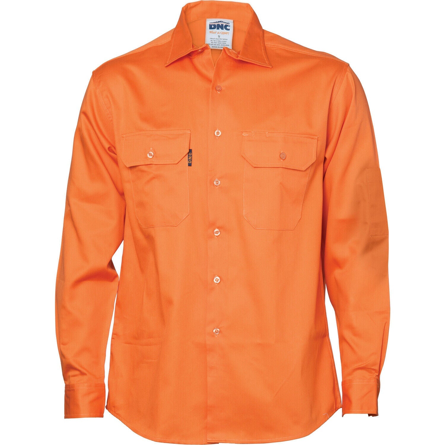 DNC Workwear Cool-Breeze Work Shirt - Short Sleeve Lightweight Cotton 3208- Bannav S Bannav LLC
