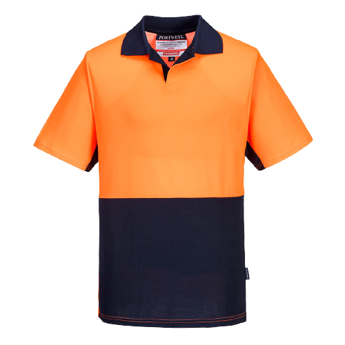 Portwest Short Sleeve Food Industry Cotton Comfort Polo Work Safety MF210- Bannav S Bannav LLC