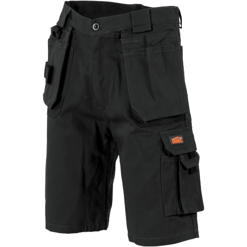 DNC Workwear Men Duratex Cotton Duck Weave Tradies Cargo Shorts Comfort 3336- Bannav S Bannav LLC