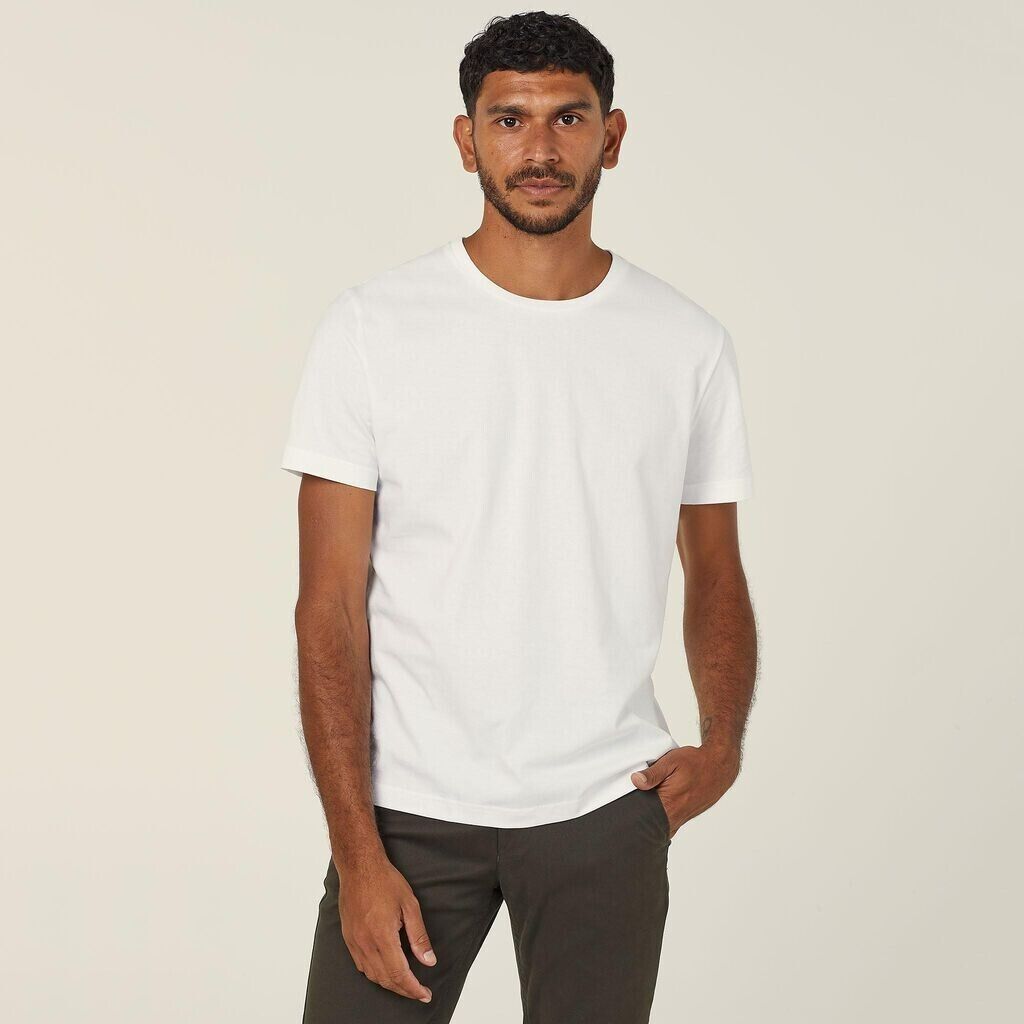 NNT Mens 4 Pack Cotton Jersey Comfy Short Sleeve Crew Neck Tee CATJ8W- Bannav S Bannav LLC