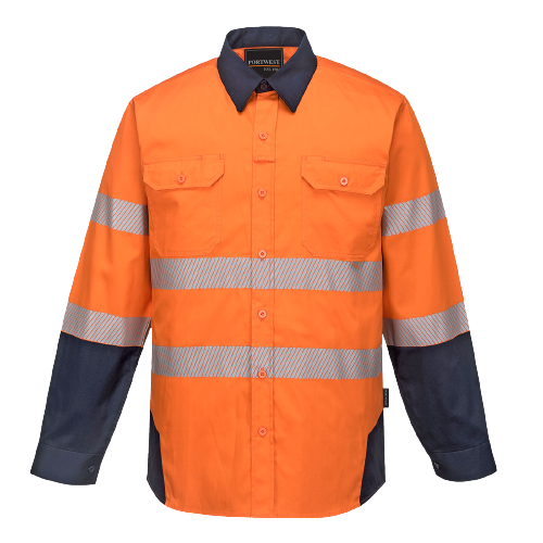 Portwest PW3 Shirt 2 Tone Lightweight Reflective Tape Work Safety PW372- Bannav S Bannav LLC