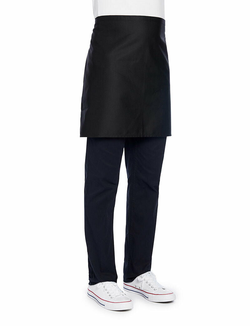 NNT Chef Work Half Apron No Pockets Durable Polycotton Tough Heavyweight CATK2C- Bannav S Bannav LLC