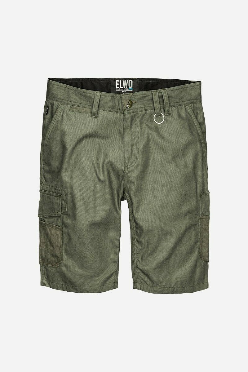 Mens Elwood Work Utility Shorts Canvas Cargo Phone Pocket Tough Tradie EWD201- Bannav S Bannav LLC