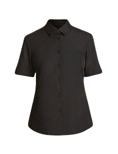 NNT Womens Short Sleeve Shirt Classic Fit Collared Business Shirt CATU8H- Bannav S Bannav LLC