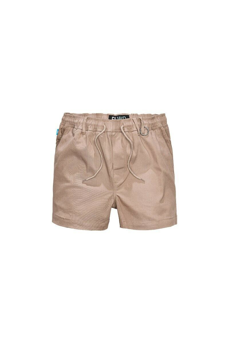 Elwood Mens Elastic Basic Short Summer Stretch Comfortable Workwear EWD206- Bannav S Bannav LLC