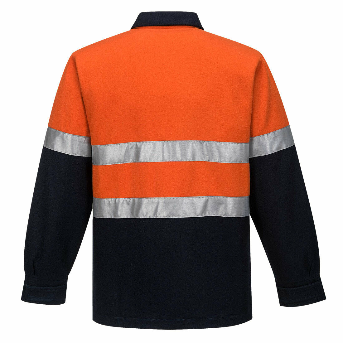 Portwest Mens Wool Blend Bluey Jacket High Vis Day/Night Reflective Safety MW02- Bannav S Bannav LLC