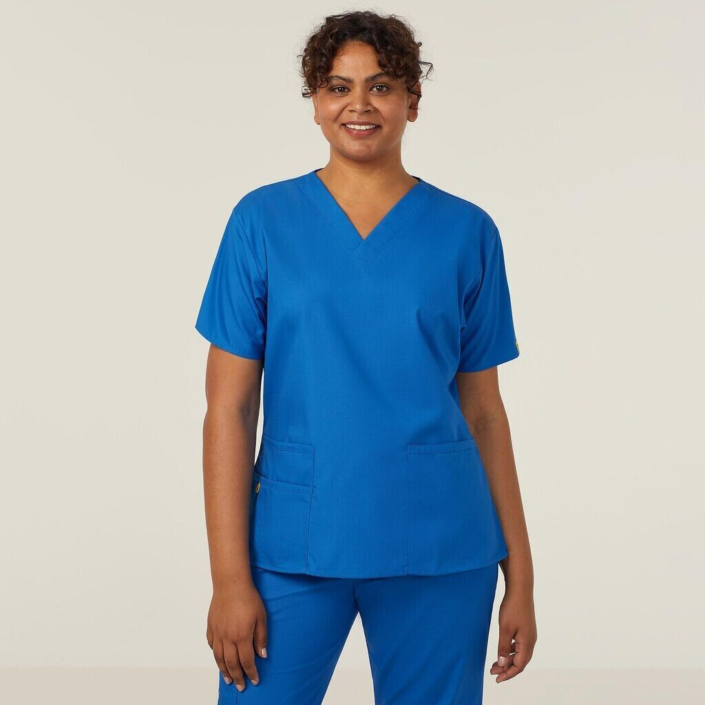NNT Womens 2 Pack Wonderwink Origins V Neckline Comfy Scrub Top Bravo CATU66- Bannav S Bannav LLC