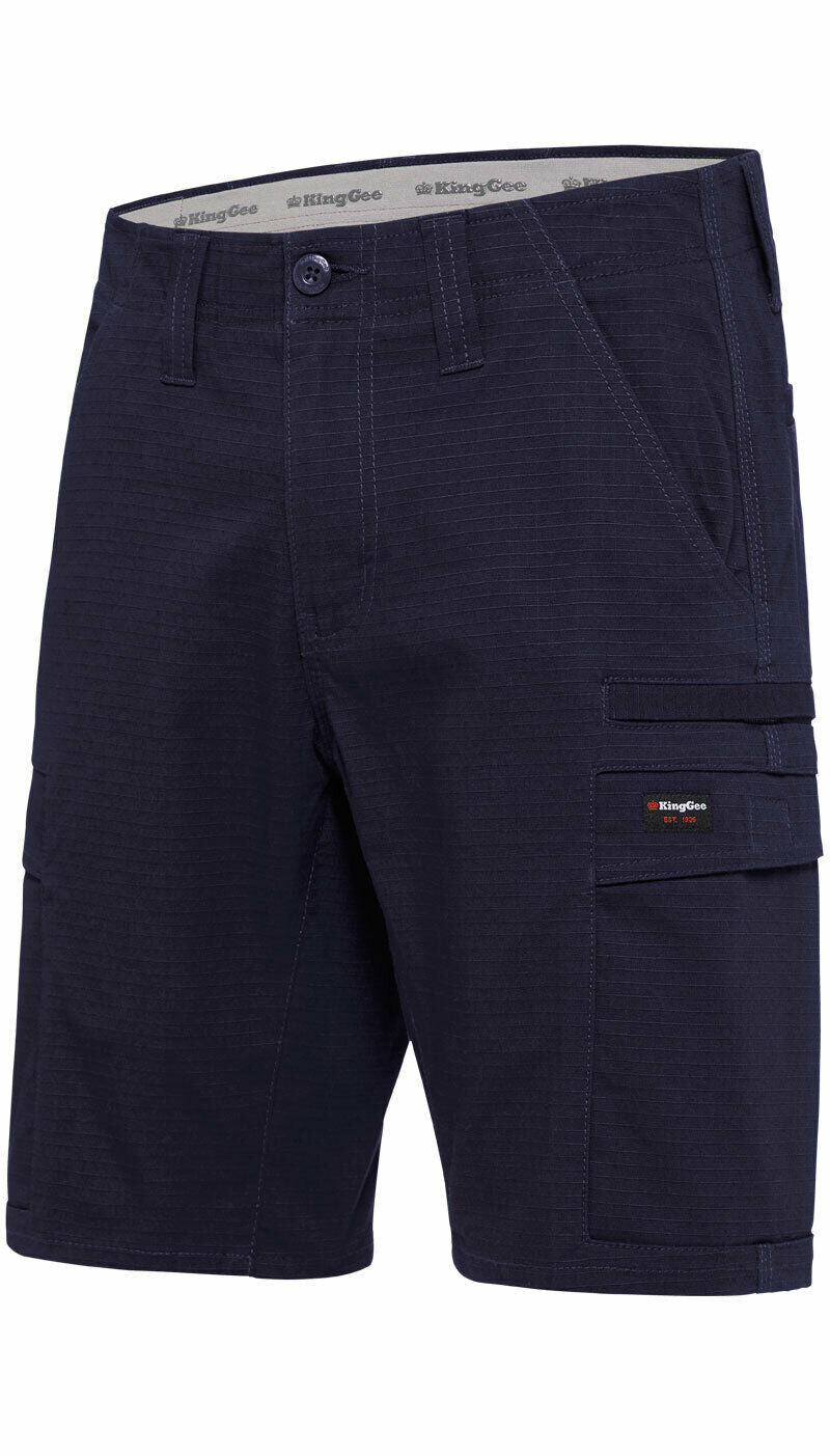 KingGee Mens Workcool Pro Shorts Comfort Stretch Work Cargo Tough Ripstop K17006- Bannav S Bannav LLC