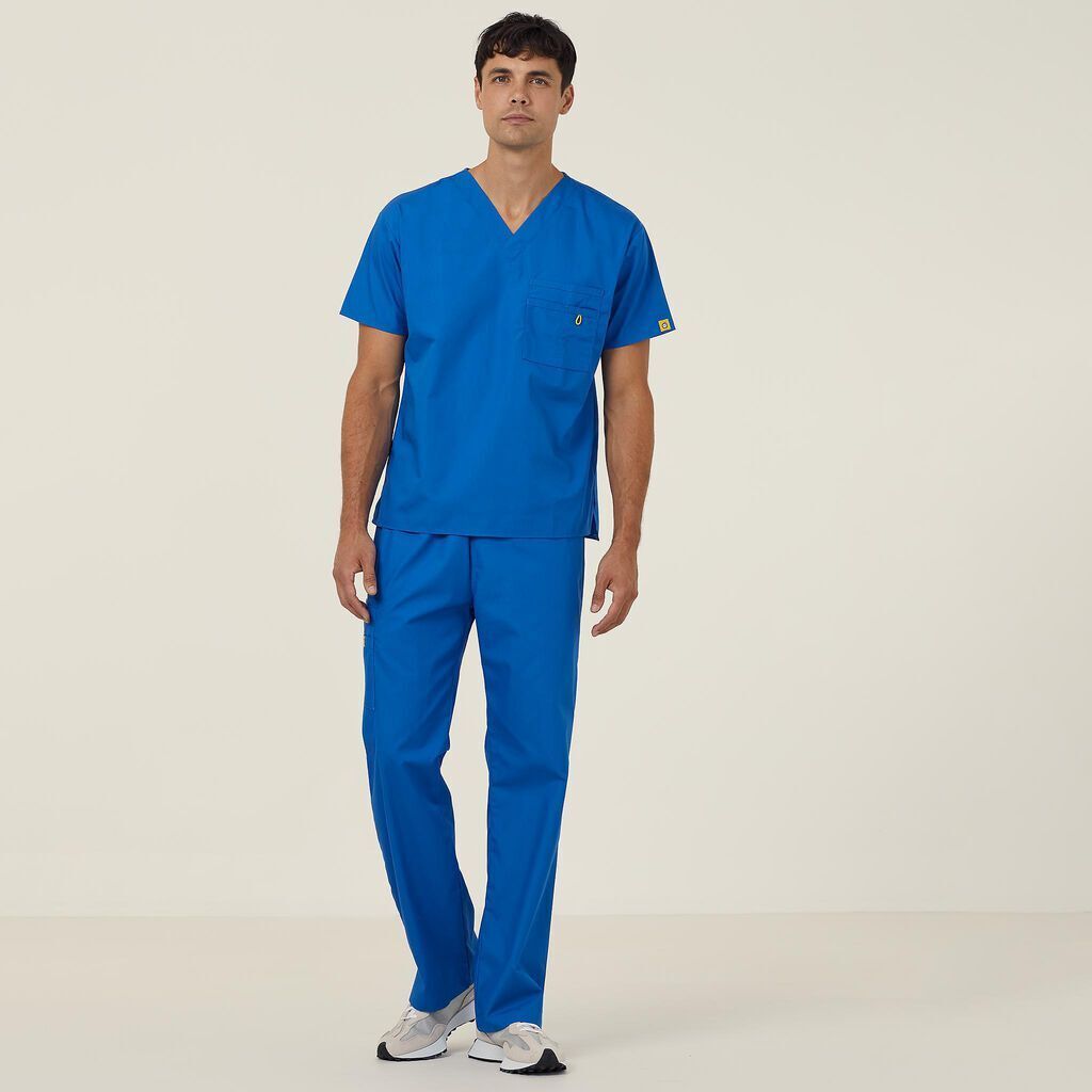 NNT Unisex Wonderwink 2 Pack Origins Pocket V Neck Scrub Top Alpha CATRE4- Bannav S Bannav LLC