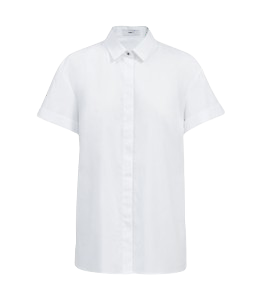 NNT Womens Maternity Shirt Relaxed Fit Slimline Collar Short Sleeve CATU95- Bannav S Bannav LLC