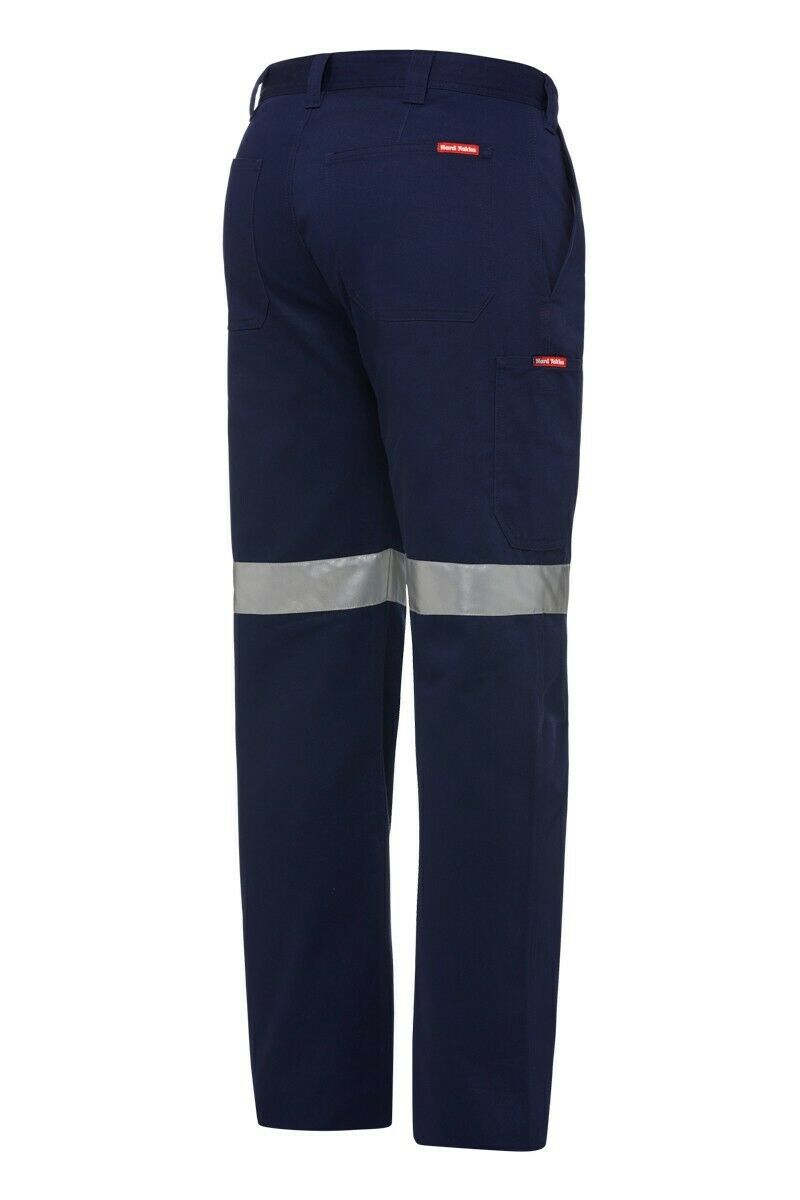 Mens Hard Yakka Core Drill Pants Taped Cotton Phone Pleated Tough Strong Y02540- Bannav S Bannav LLC