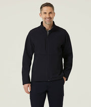 Mens NNT Warm Fleece Bonded Fleece Zip Jacket Black Navy Business Smart CAT1ET- Bannav S Bannav LLC