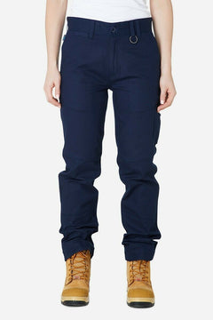 Womens Elwood Basic Work Pants Stretch Canvas Phone Pocket Tough Strong EWD502- Bannav S Bannav LLC