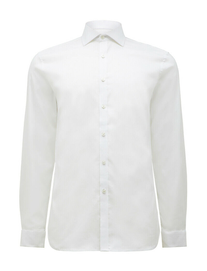 NNT Men Business Shirt Long Sleeve Honeycomb Shirting Formal Cotton Shirt CATJ6E- Bannav S Bannav LLC