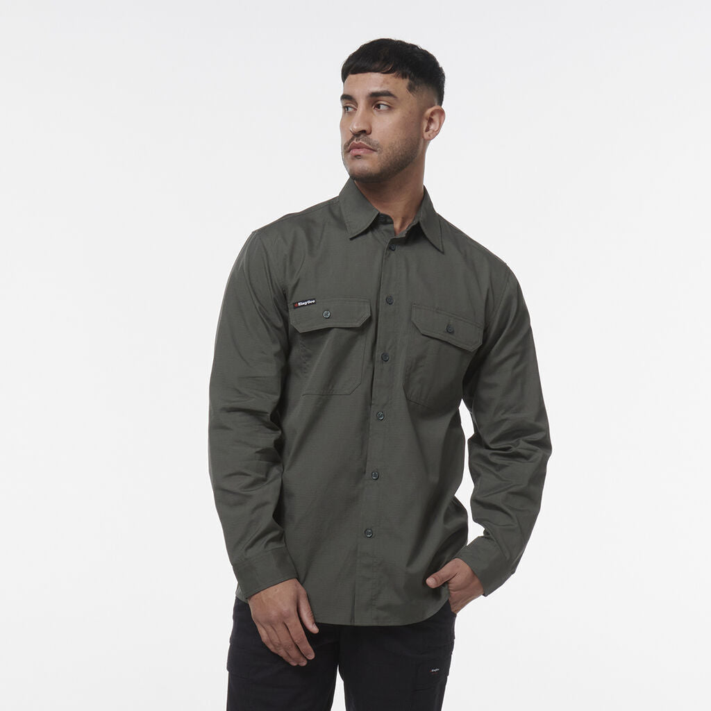 KINGGEE Mens Workcool Lightweight Workshirt Vented Breathable Shirt K14031- Bannav S Bannav LLC