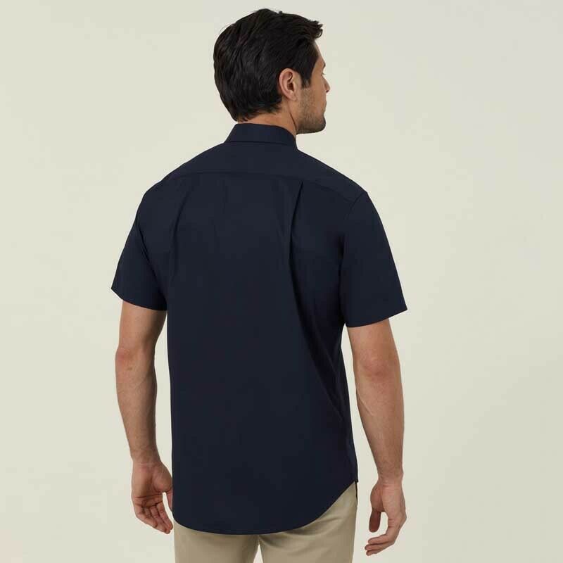 NNT Mens Avignon Short Sleeve Business Shirt Comfort Lightweight Casual CATJDN- Bannav S Bannav LLC