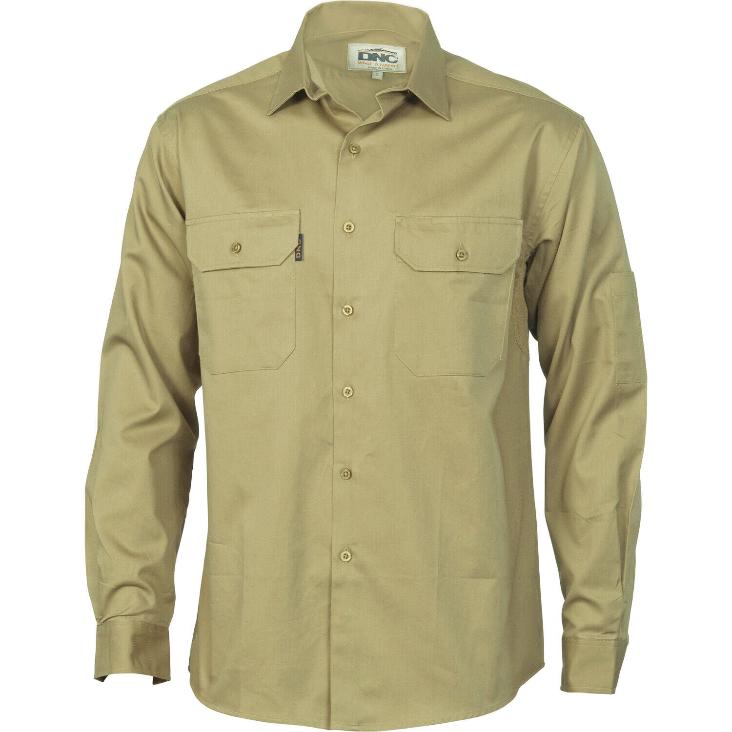 DNC Workwear Cool-Breeze Work Shirt - Short Sleeve Lightweight Cotton 3208- Bannav S Bannav LLC