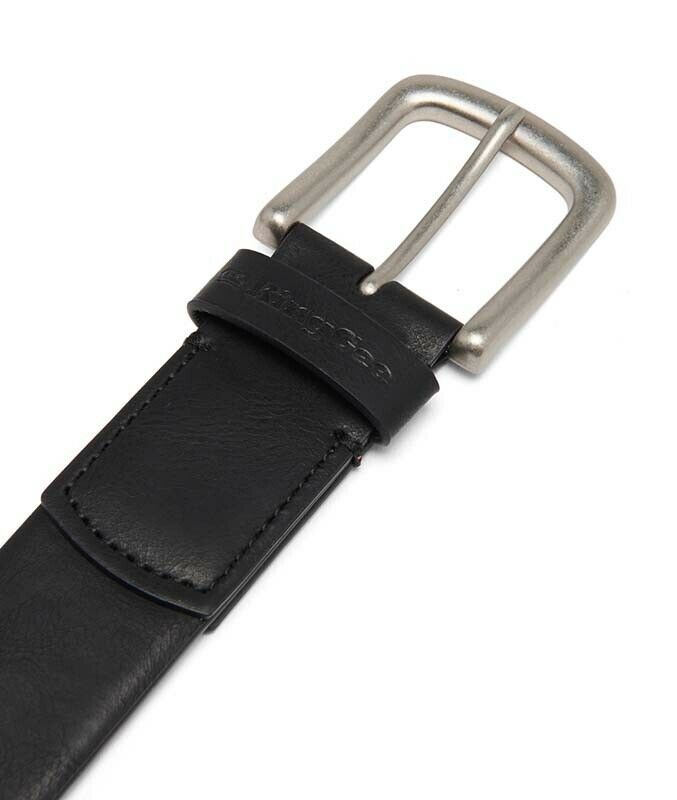 KingGee Mens Stretch Logo Belt Leather Elastic Active Work Steel Buckle K99027- Bannav S Bannav LLC