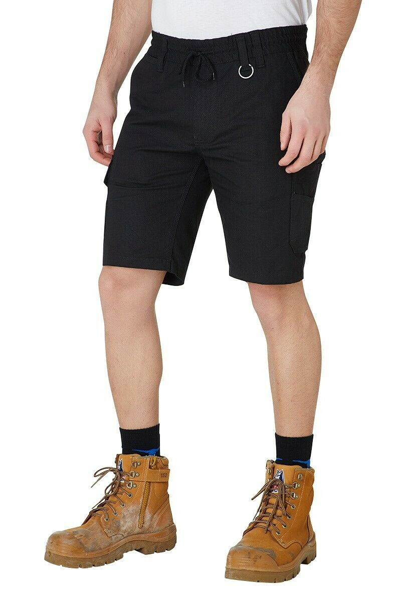 Elwood Mens Elastic Utility Short Summer Stretch Comfortable Workwear EWD203- Bannav S Bannav LLC