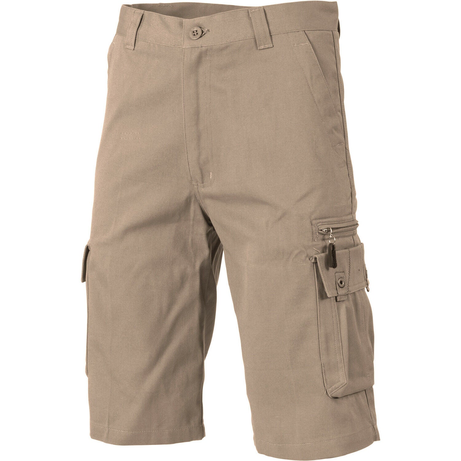 DNC Workwear Men Island Duck Weave Cargo Shorts Comfortable Tough Work 5433- Bannav S Bannav LLC