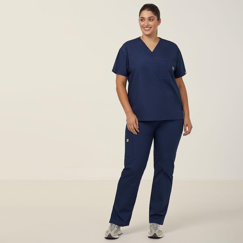 NNT Unisex Wonderwink 2 Pack Origins Relaxed Fit Comfy Scrub Pant Sierra CATQ3C- Bannav S Bannav LLC