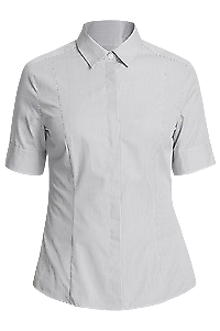 NNT Mens Gingham S/S Shirt Slimline Collar Concealed Placket Button Shirt CATU7B- Bannav S Bannav LLC