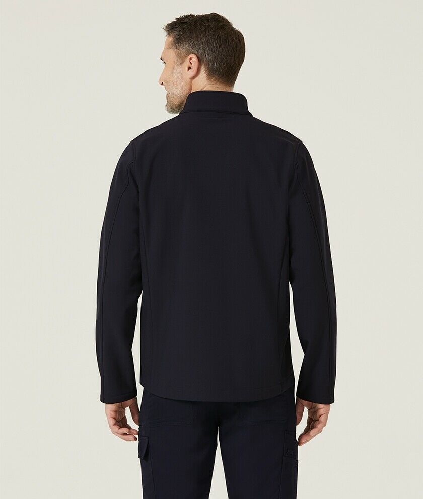 Mens NNT Warm Fleece Bonded Fleece Zip Jacket Black Navy Business Smart CAT1ET- Bannav S Bannav LLC