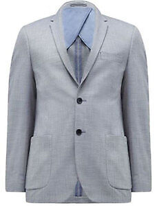 NNT Mens Half Lined 2 Button Linen Look Jacket Classic Fit Long Sleeve CATB94- Bannav S Bannav LLC