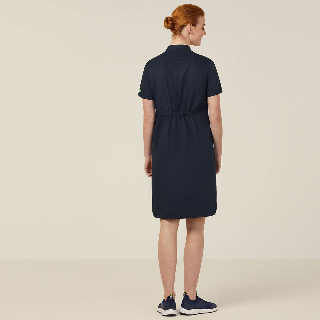 NNT Womens Next-Gen Antibacterial Active Wear Cotton Anderson Scrub Dress CAT697- Bannav S Bannav LLC