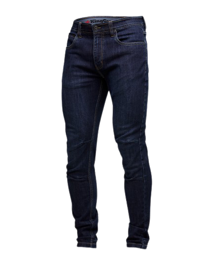 KingGee Mens Urban Coolmax Denim Slim Jeans Cotton Comfortable Gusset K13006- Bannav S Bannav LLC