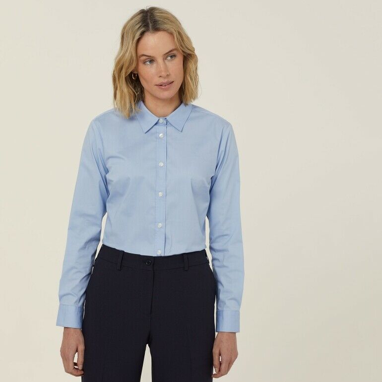NNT Womens Avignon Long Sleeve Slim Shirt Casual Comfort Business Shirts CATUKU- Bannav S Bannav LLC
