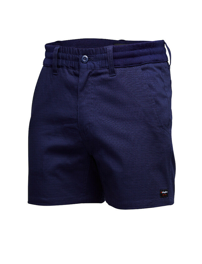 KingGee Mens Comfort Waist Short Short Toughs Durable Stretch Ripstop K17012- Bannav S Bannav LLC
