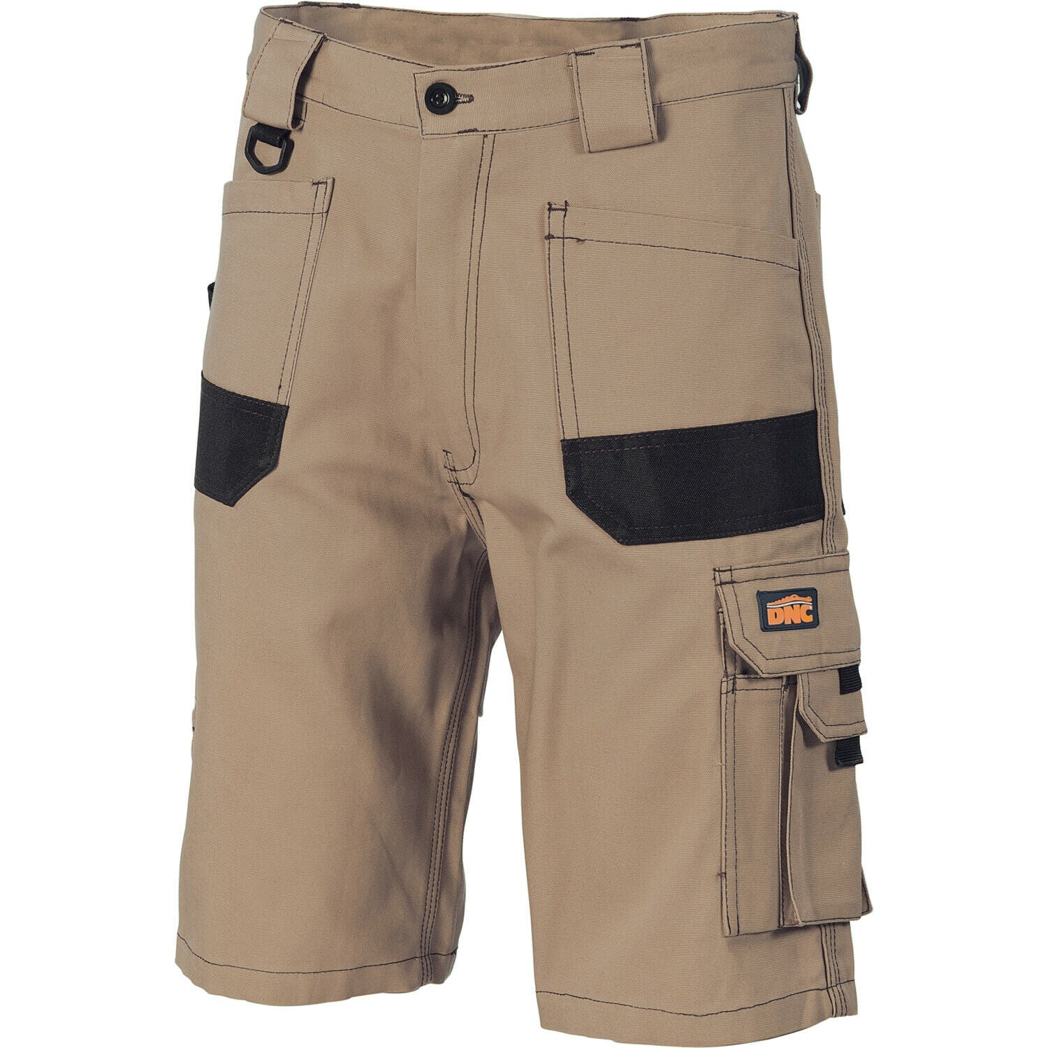 DNC Workwear Men Duratex Cotton Duck Weave Summer Comfy Cargo Shorts Work 3334- Bannav S Bannav LLC