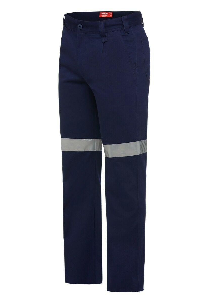 Mens Hard Yakka Core Drill Pants Taped Cotton Phone Pleated Tough Strong Y02540- Bannav S Bannav LLC