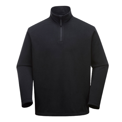 Portwest Mens Staffa Microfleece Pullover Jumper 1/4 Zip Warm Long Sleeve F180- Bannav S Bannav LLC