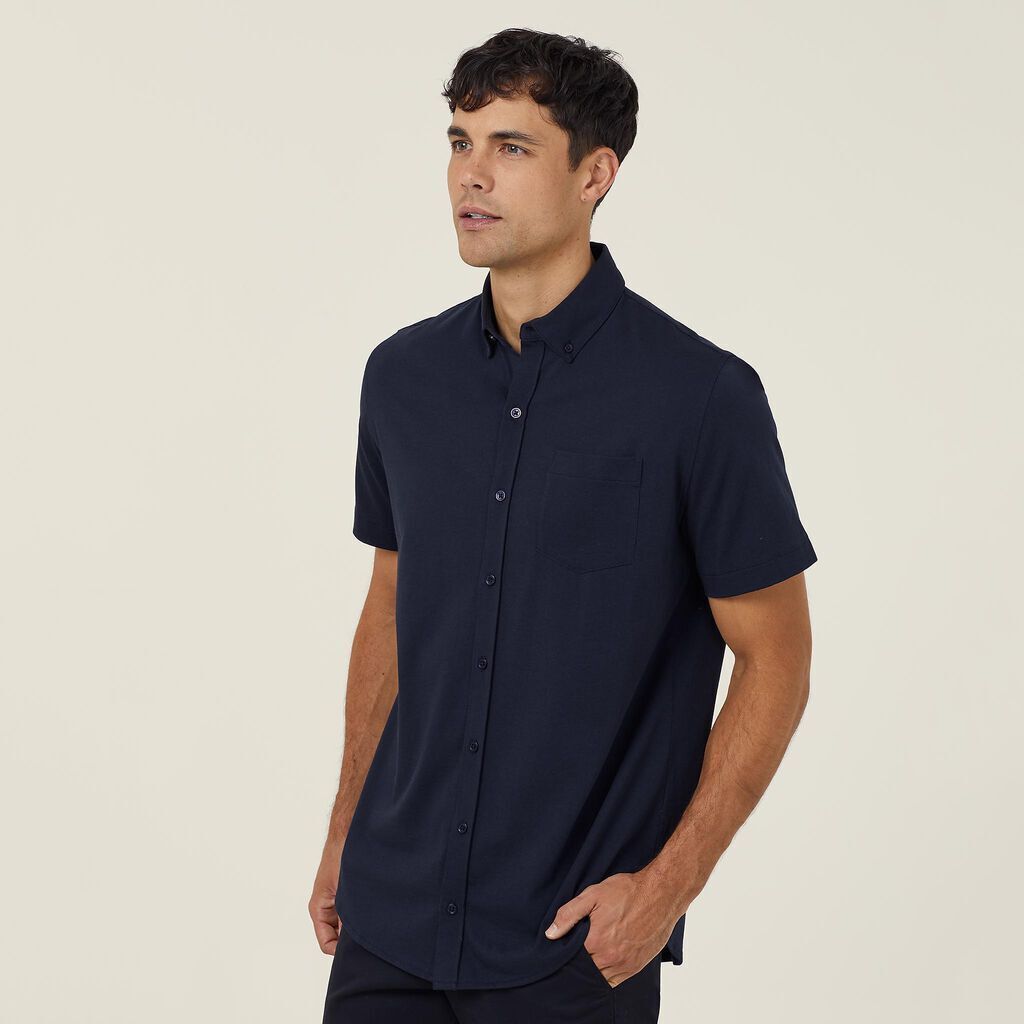NNT Mens 2 Pack Coatsworth Jersey Comfy Antibacterial Short Sleeve Shirt CATJA5- Bannav S Bannav LLC
