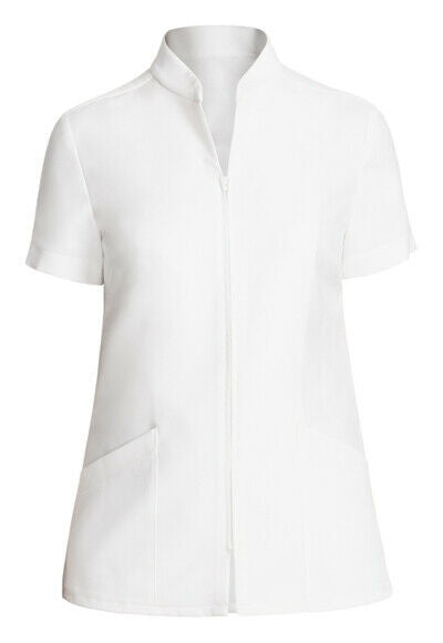NNT Womens Zip Front Tunic Formal Comfortable Classic Fit Business Shirts CATU68- Bannav S Bannav LLC