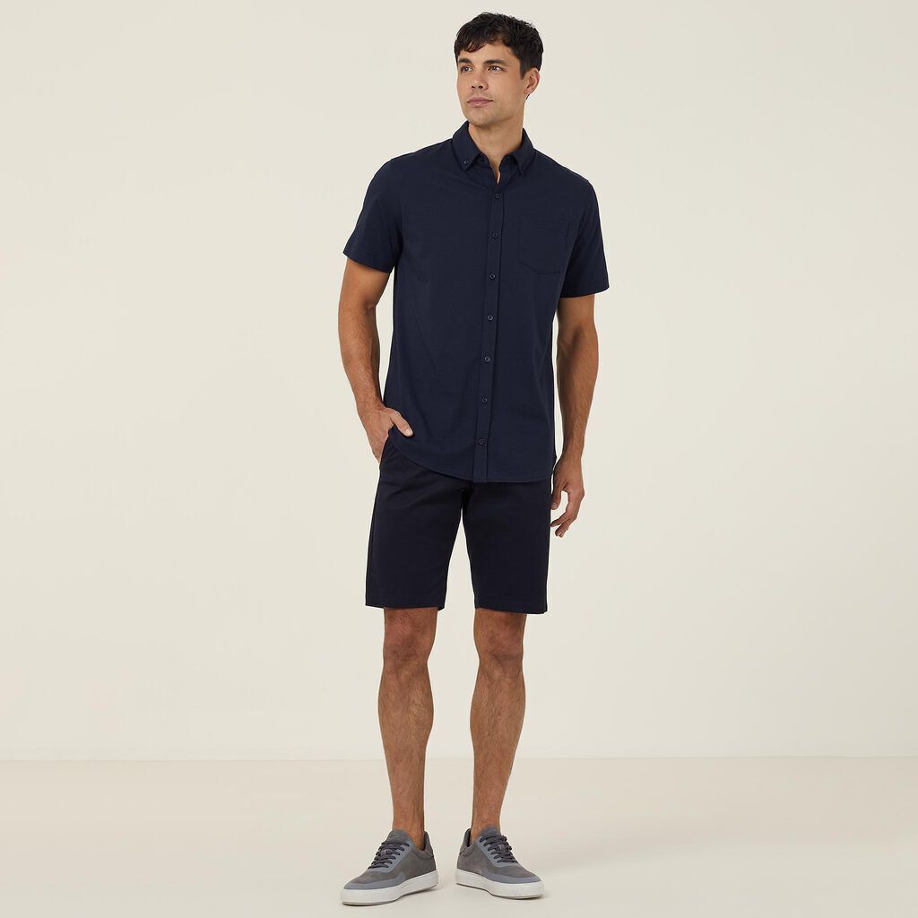 NNT Mens 2 Pack Coatsworth Jersey Comfy Antibacterial Short Sleeve Shirt CATJA5- Bannav S Bannav LLC