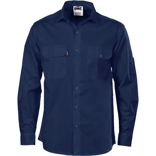 DNC Workwear Cool-Breeze Work Shirt - Short Sleeve Lightweight Cotton 3208- Bannav S Bannav LLC