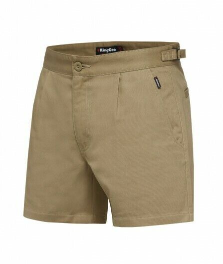 KingGee Drill Utility Shorts Adjustable Welt Pockets Cotton Work K07010- Bannav S Bannav LLC