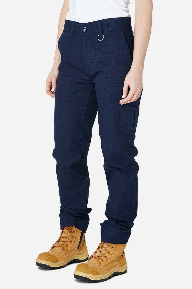 Womens Elwood Basic Work Pants Stretch Canvas Phone Pocket Tough Strong EWD502- Bannav S Bannav LLC