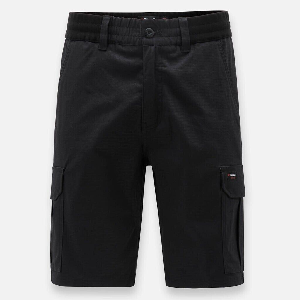 KingGee Mens 2 PACK Traders Tough Durable Cargo Comfort Waist Shorts K17007- Bannav S Bannav LLC