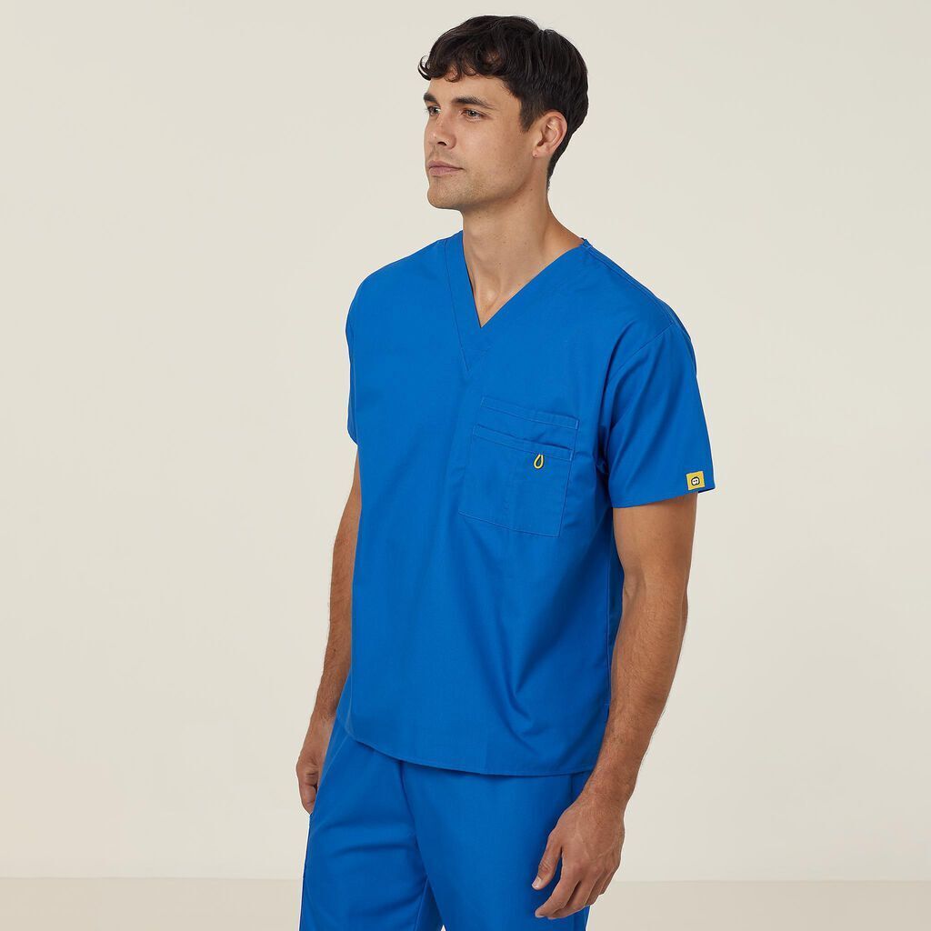 NNT Unisex Wonderwink 2 Pack Origins Pocket V Neck Scrub Top Alpha CATRE4- Bannav S Bannav LLC
