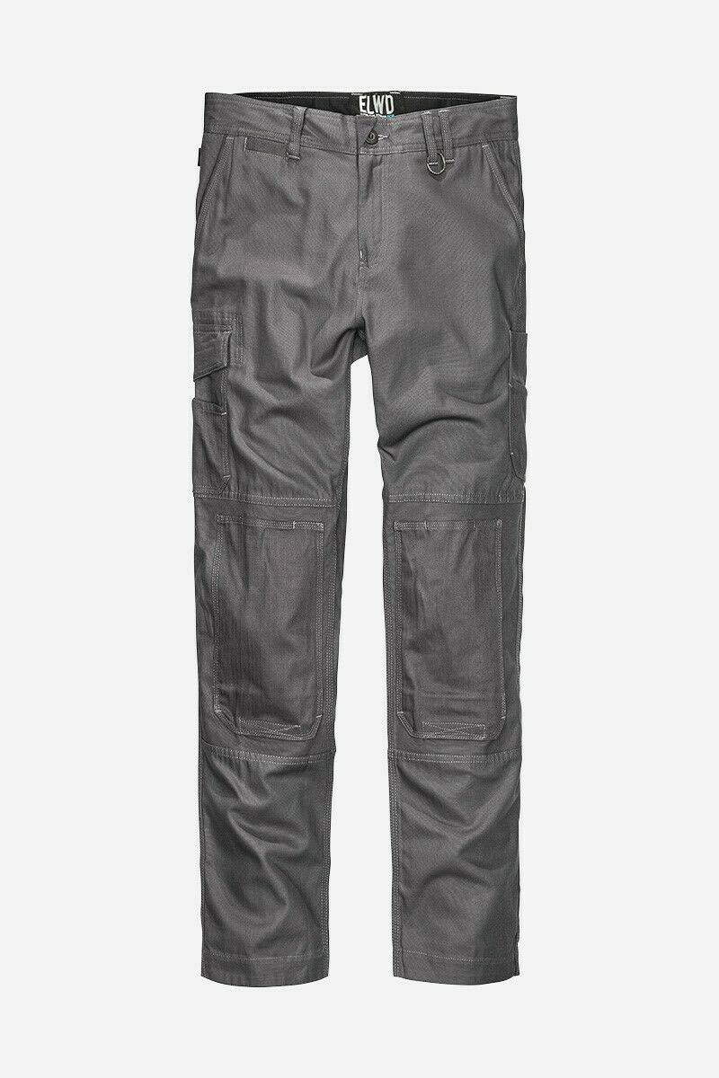 Mens Elwood Work Utility Pants Knee Panels Canvas Tradie Phone Pocket EWD101- Bannav S Bannav LLC
