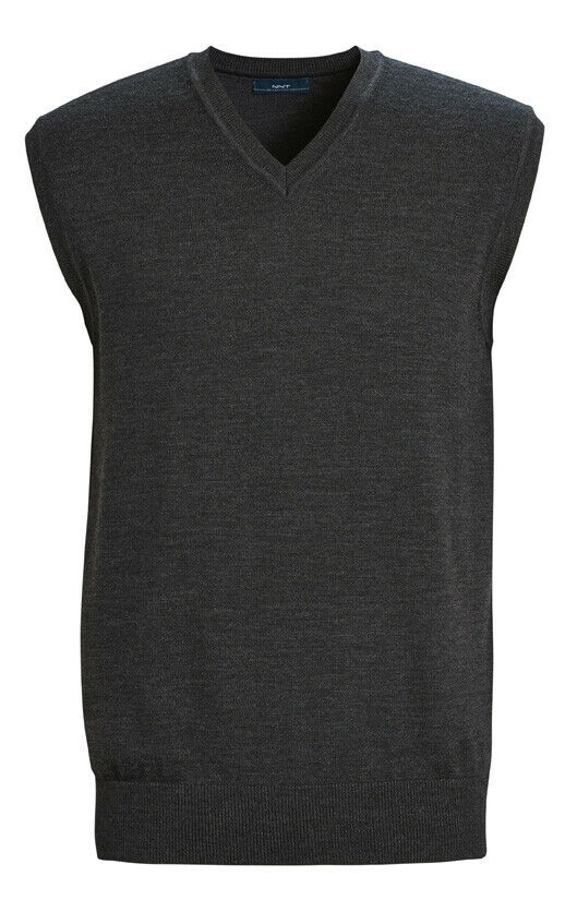 NNT Mens Rich Wool Knit Jacket V-Neck Winter Warm Comfort Sleeveless Vest CATE2A- Bannav S Bannav LLC